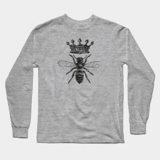 Queen Bee | Black and White Long Sleeve T-Shirt